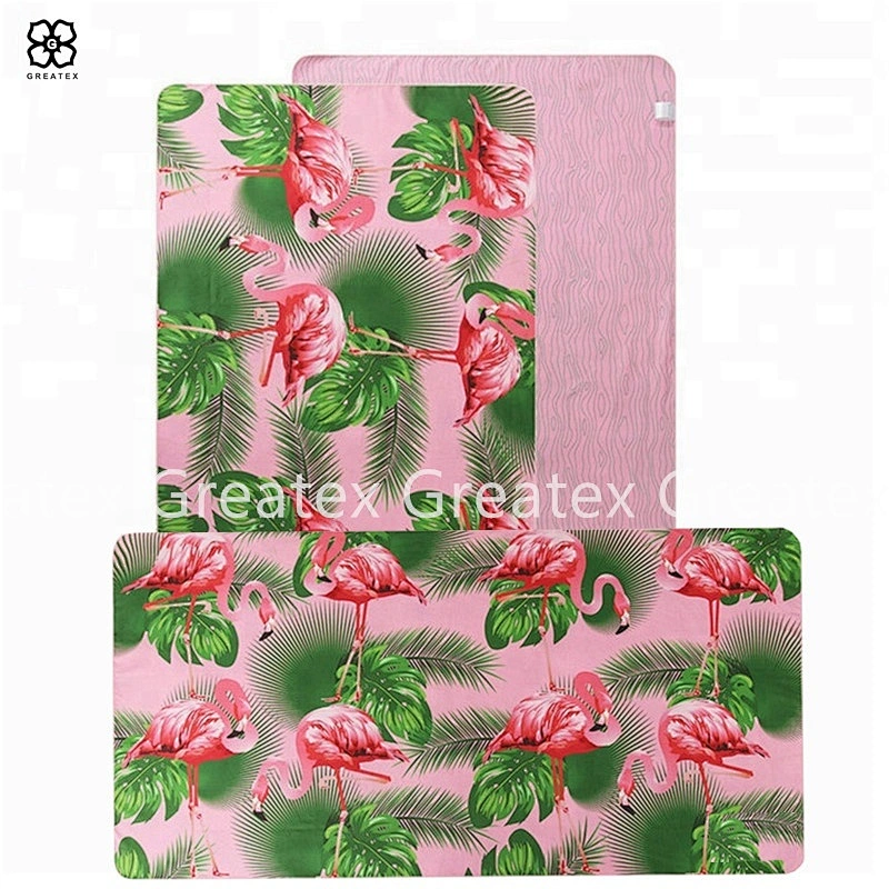 2020 Best sale ins style microfiber flamingo towel beach towel