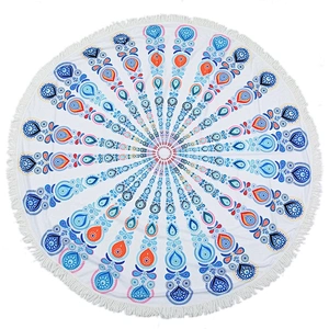 Novelty customized microfiber polyester polyamide printing beach towel