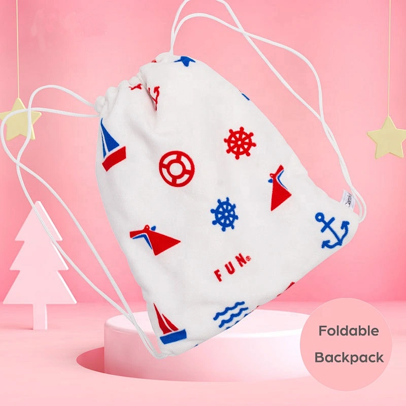 Hot sale Promotional Custom design digital printed Microfiber towel beach bag