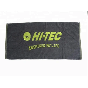 High quality Gym Logo jacquard sport towel cotton