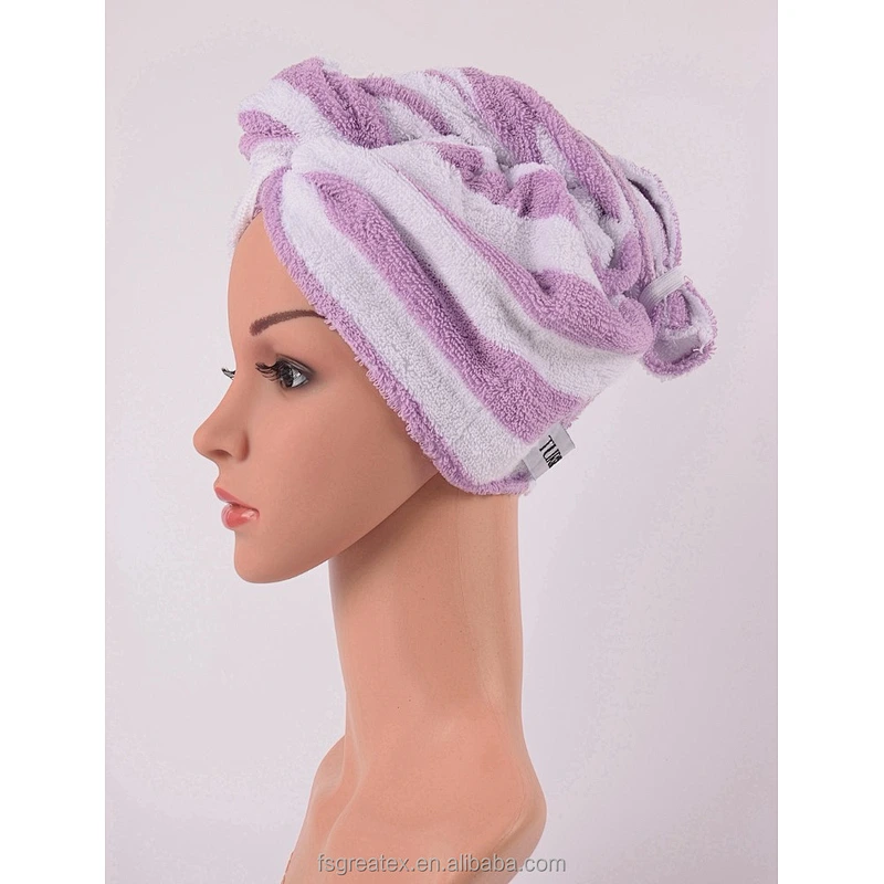 Customized Shower Ponytail Hair salon towel