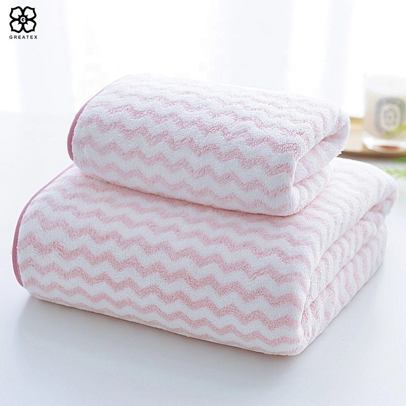 High quality smooth super soft microfiber bath towel set