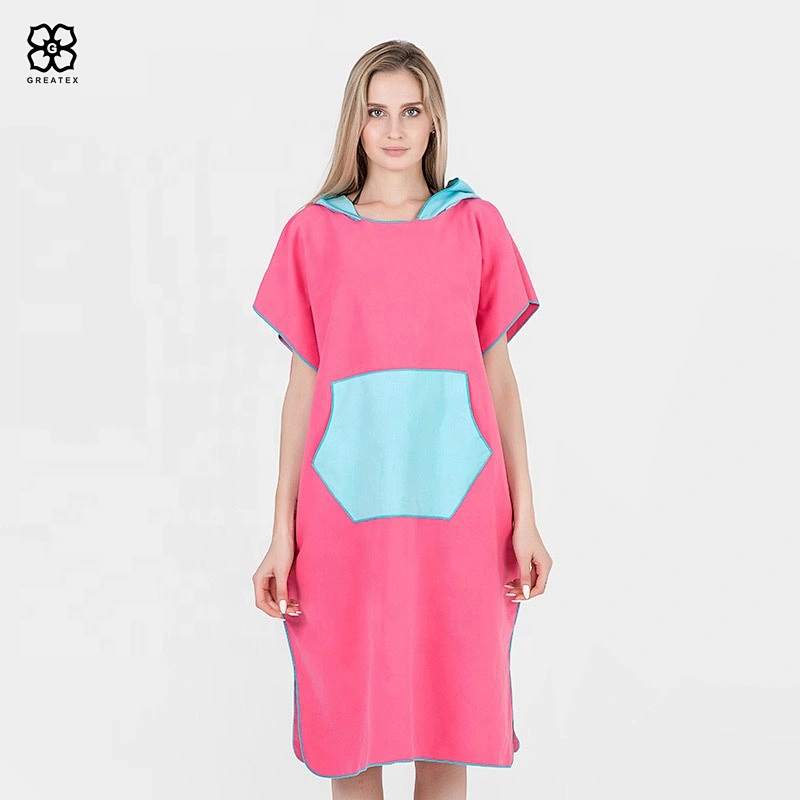New arrival simple and unisex microfiber changing poncho towel