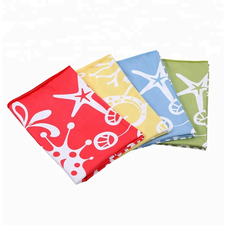Wholesale digital print microfiber beach towel