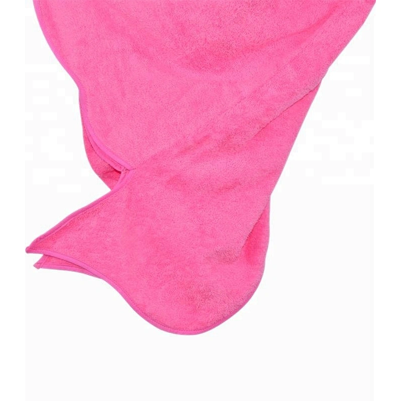 Premium 100%cotton Pink Kids poncho Baby Bath Hooded towel