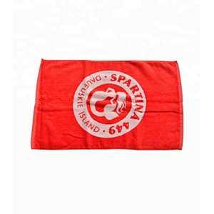Famous Yarn dyed logo Woven Custom golf towel