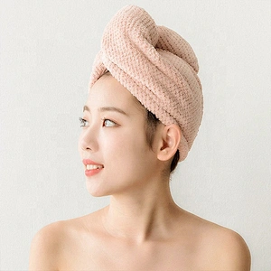 2020 new arrival microfiber hair drying towel wrap bath head wrap for wholesale