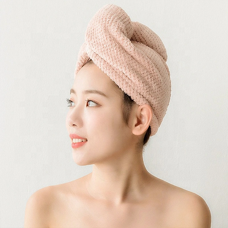 2020 new arrival microfiber hair drying towel wrap bath head wrap for wholesale