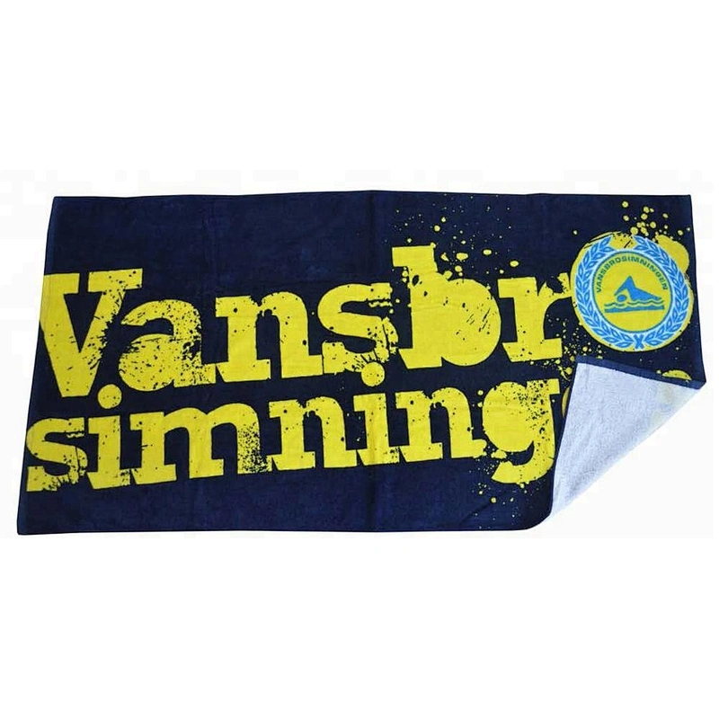 AZO free Luxury Cotton Reactive printing Beach Promotional gift towel