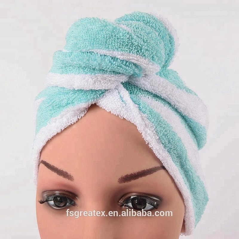 Personalized wrapping Shower Terry cloth hair towel