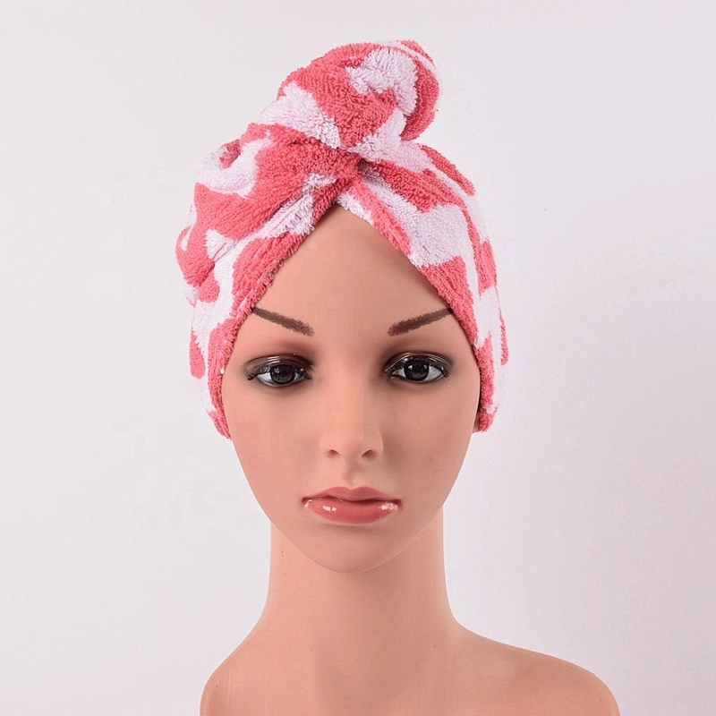 Fashionable Wrap around Cotton Hair Drying Spa Hair Towel Wrap