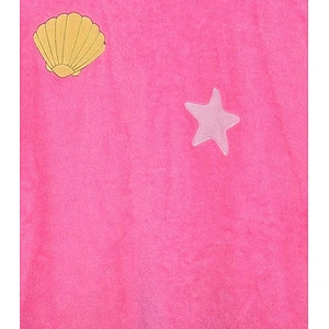 Premium 100%cotton Pink Kids poncho Baby Bath Hooded towel