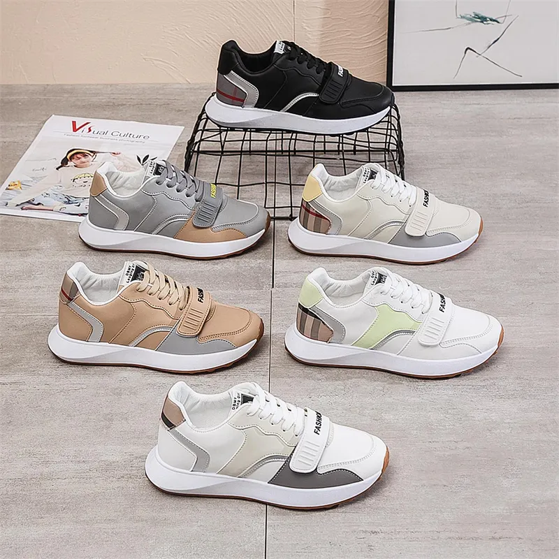 Casual Ladies Shoes Woman Lace-Up Light Sneakers