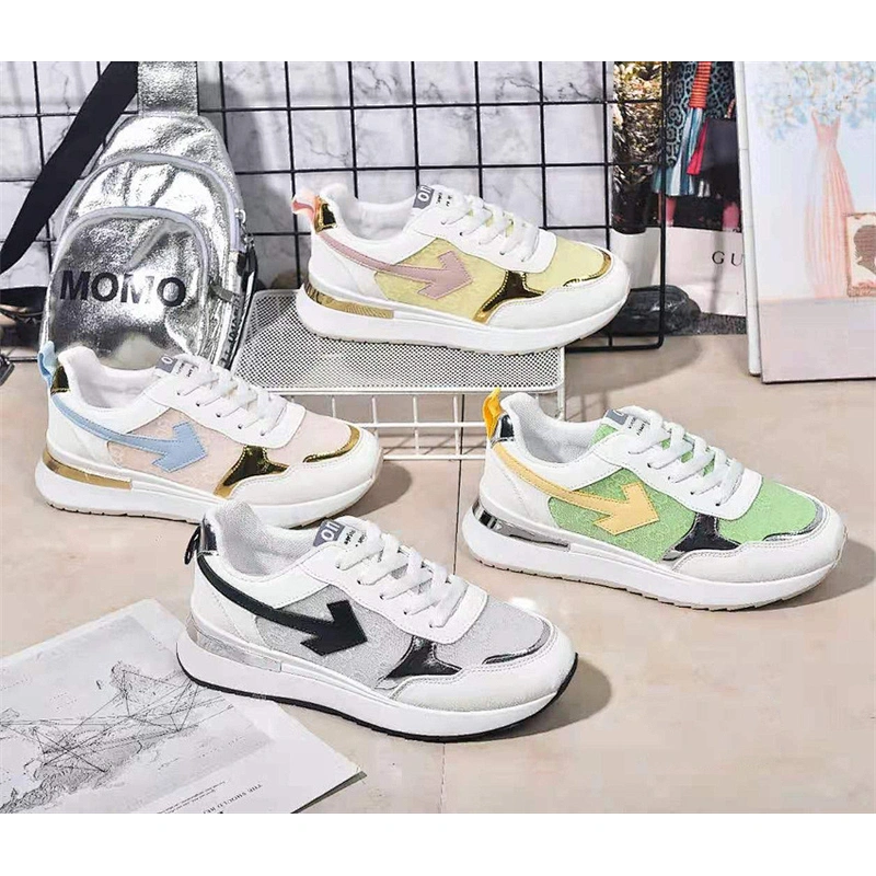 Breathable Female Basic Students Running Platform Leisure Shoes