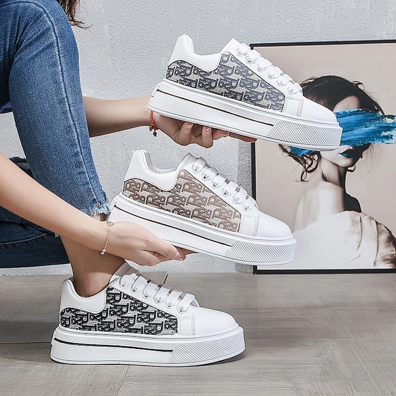 Lace-Up Shoes PU Upper with PVC Sole