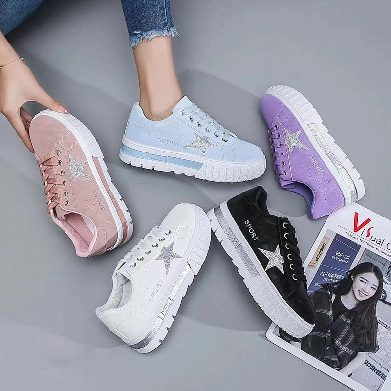 Lady Stars Popular Colorful Nice Outdoor Walking Sneaker