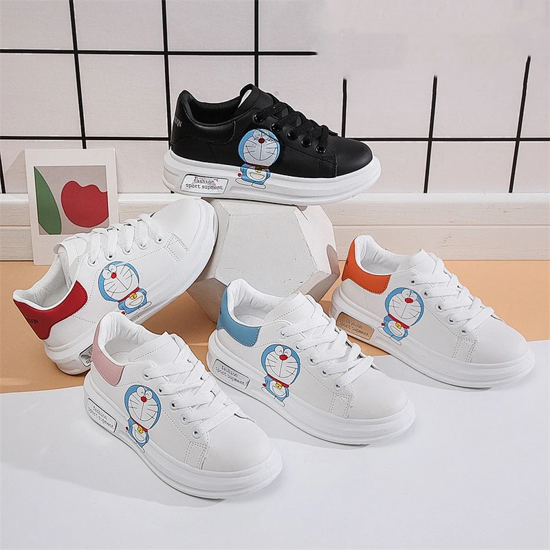 Kids Doraemon Funny Child school Shoes