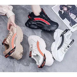 Hot Sell Women Walking Breathable Thick Bottom Shoes