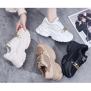 2021 New Heighten Thick Sole Recreational Shoes