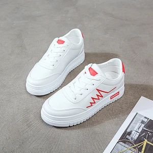 Women Flat PU Upper Spring & Fall White Casual Shoes