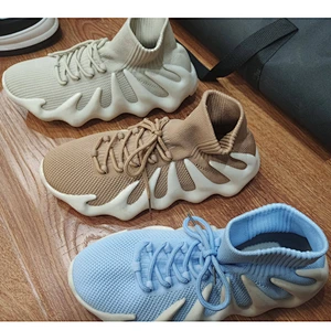 Sock Rubber Casual Shoes 450 Light Sneakers