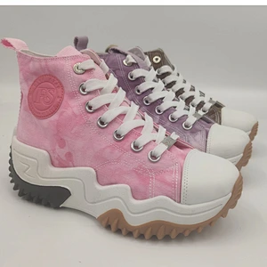 2021 New Canvas Female High-top Dual Colors Sole  Shoes