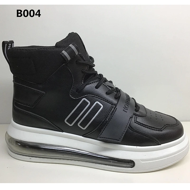 Black High Upper Women Shoes