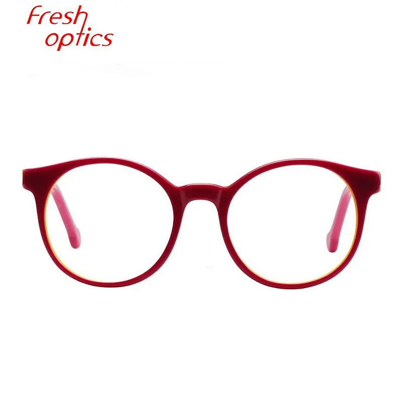 2020 most popular round acetate kids eye glasses optical frames