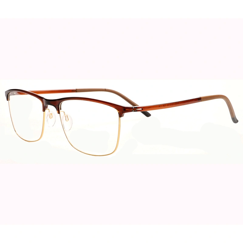 Fashionable half frame eyeglasses