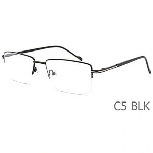 2019 cheap ready stock online retailer metal optical eyeglasses half frame for men