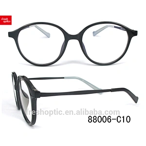 Wholesale authentic designer rubber inner frame TR90 optical frame