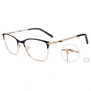 Fashion CE eyeglasses metal optical frames for girl ready stock
