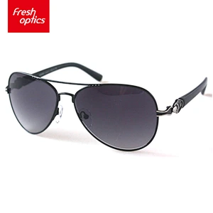 KD2063 Factory directly black provide stainless sunglasses oem