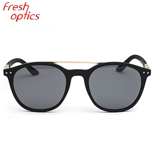 Hot sell high quality TR 90 sun glasses UV400 polarized double bridge sunglasses for men