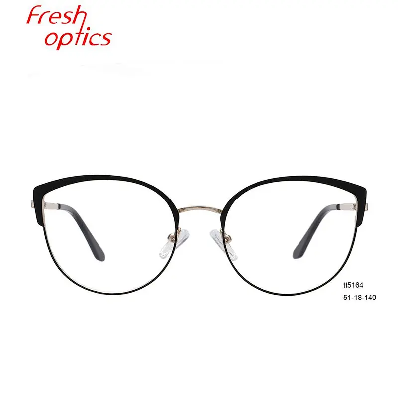 New designer women cat eye slim spectacles optical frames glasses