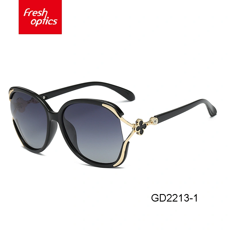 GD2213 Chinese transparent lens sunglasses stock