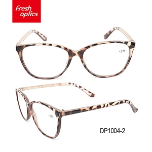 DP1004 Supply OEM service men stylish metal pc TR90 2.50 reading glasses
