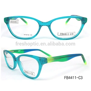 FB4411 2018 newest fashion optical frames colorful material kids acetate reading glasses with best quality