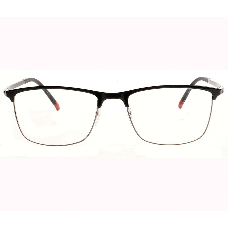 Fashionable half frame eyeglasses