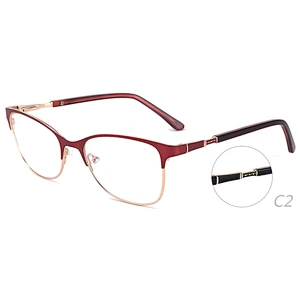 Factory wholesale popular ready stock metal optical frames eyewear