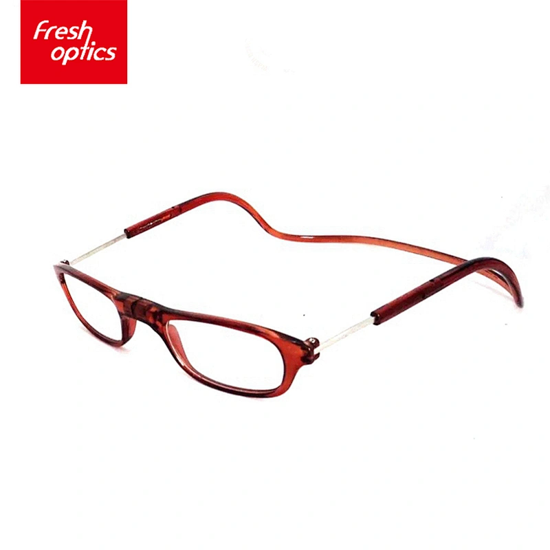 Top sale special 360 degree rotating pc frame reading glasses bright red glasses frames