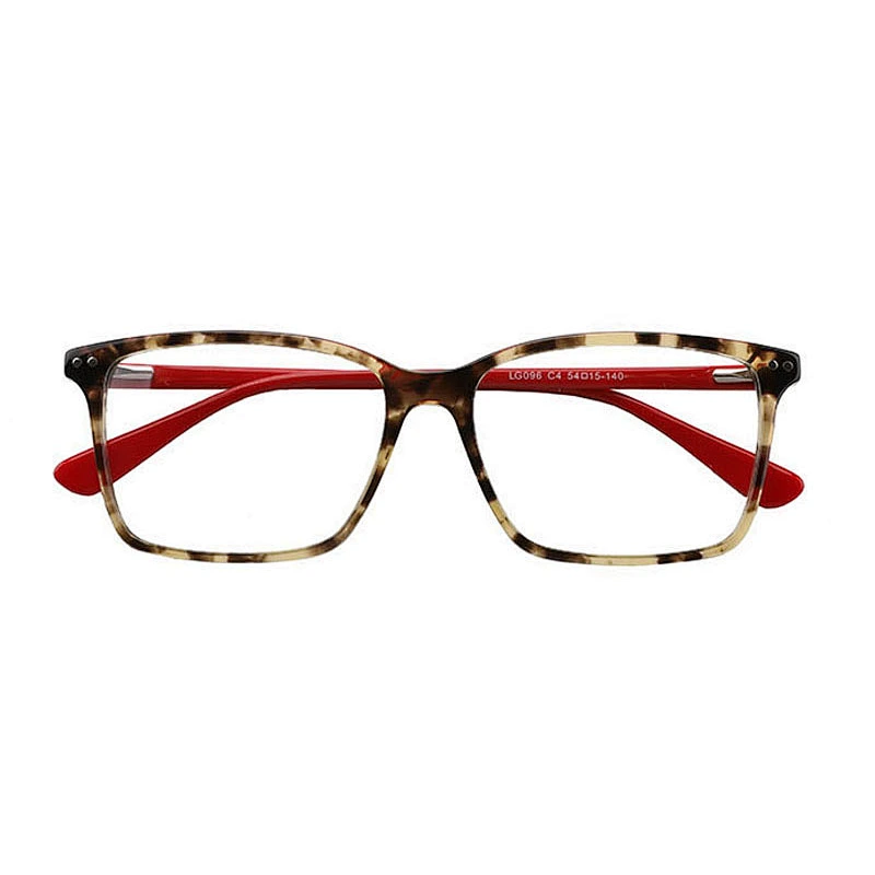 LG096 Acetate lamination stripe color fashionable euramerican optical frames women style Ready goods