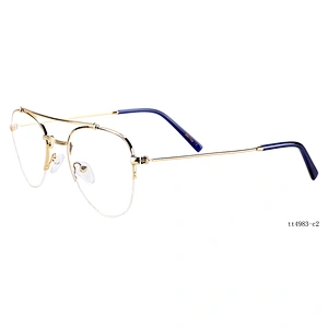 fashion custom metal pilot designs eyes glasses frame designers optical eyeglasses frames for men
