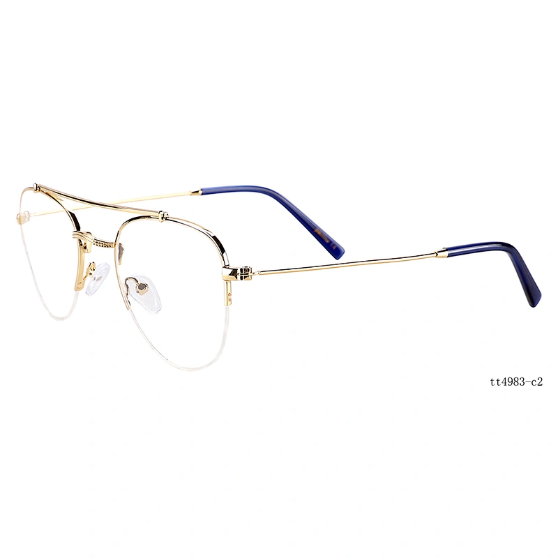 fashion custom metal pilot designs eyes glasses frame designers optical eyeglasses frames for men