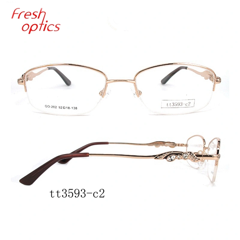 European standard diamond matel optical frames wholesale 2019