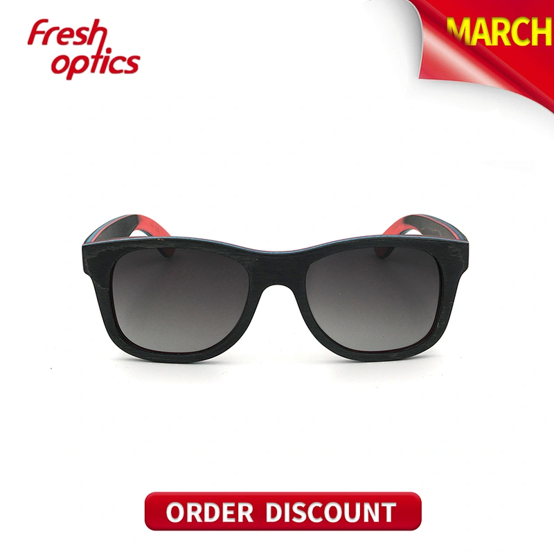 5610 Handmade two pin wood glasses,Bamboo wood grain glasses