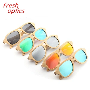 China handmade bamboo sun glasses with polarized lens sunglasses custom manufacture