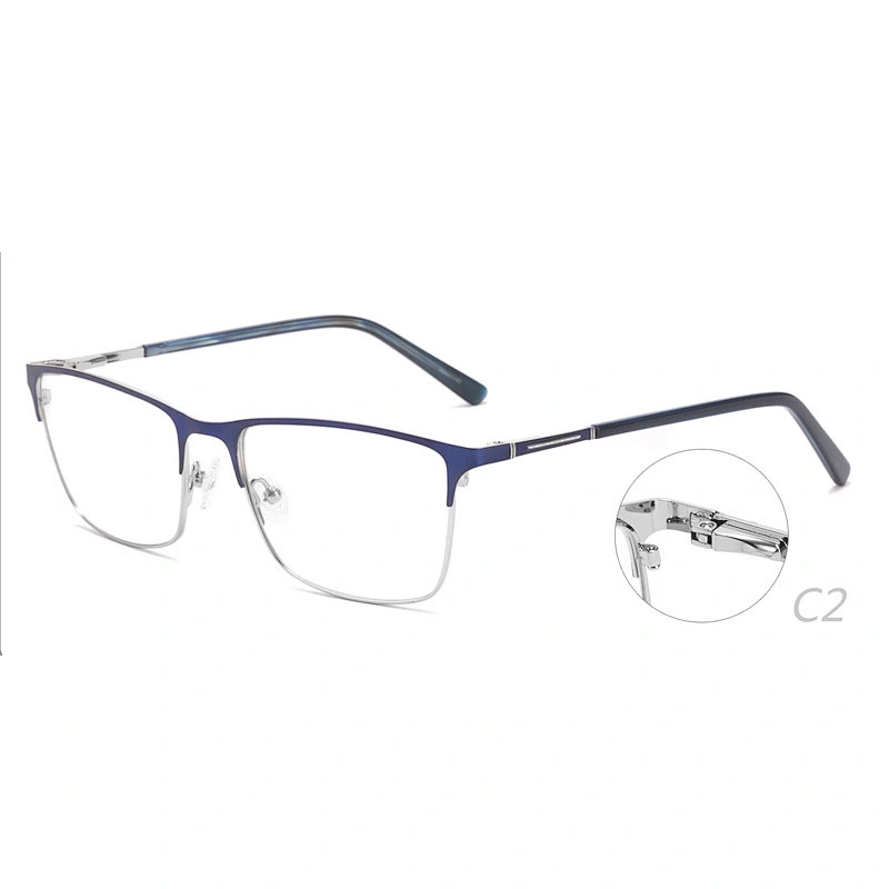 AM2011 China wholesale optical eyeglasses frame latest ladies office wear designs metal optical frames Ready stocks