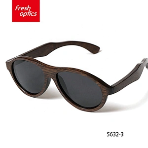 JK5632 Colored Lenses Wooden Bamboo Sunglasses, Italian Wood Sunglasses