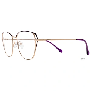 designer gold cat eye men women's prescription metal eyeglasses eyewear optical frames